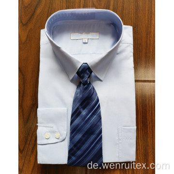 Business Office Cotton Herren Langarm-Ansteckhemden